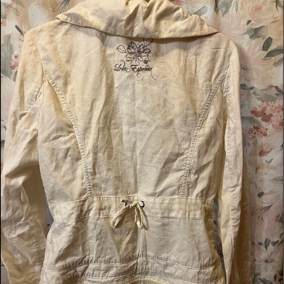 Linen/Cotton Blend Jacket - Picture 3 of 6